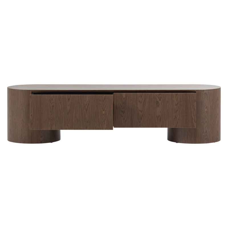 WOOOD VELARI TV-bänk i brun träfanér