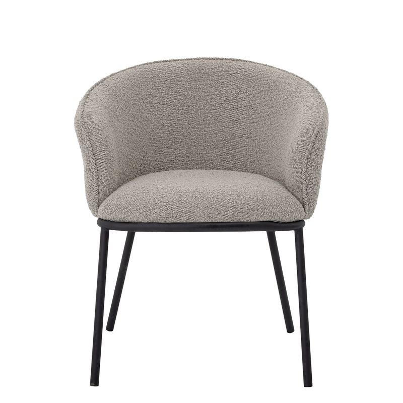 Bloomingville Cortone Matstol, Grå, Polyester, L60xH76xW63 cm