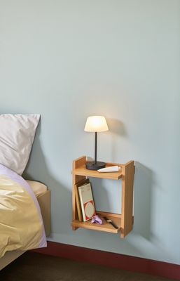 Hübsch Salon Bärbar Lampa Svart