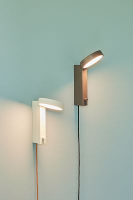 Hübsch Crea Vägglampa Brun