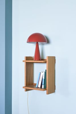 Hübsch Mush Bordslampa Mini Röd