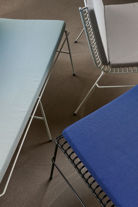 Hübsch String Kudde Dubbel Mörkblå