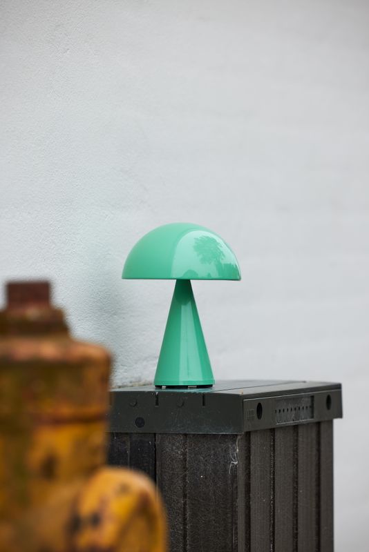 Hübsch Mush Bärbar Lampa Grön