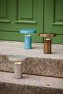 Hübsch BringMe Bärbar Lampa Mini Metallisk Turkos