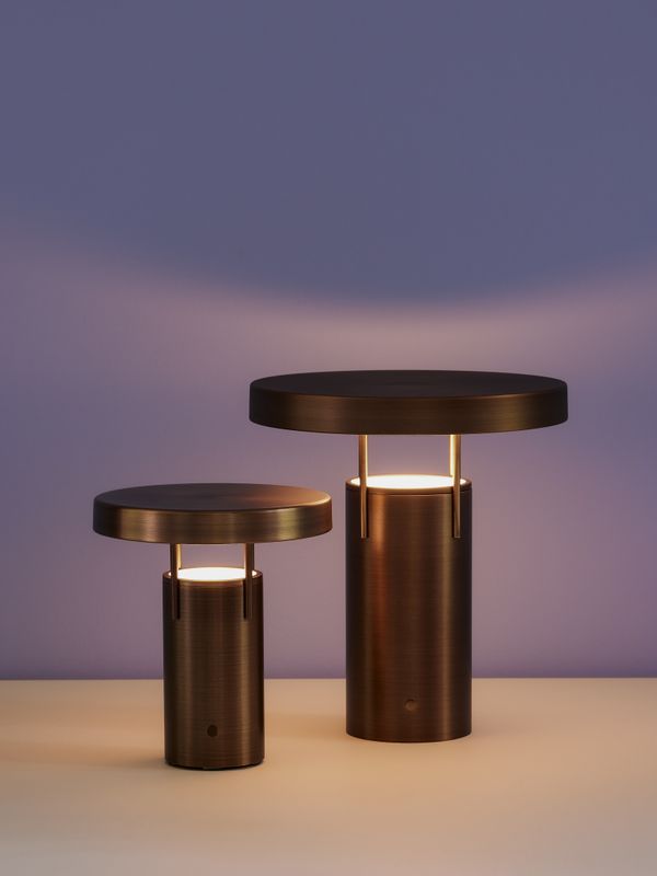 Hübsch BringMe Bärbar Lampa Bränd mässing