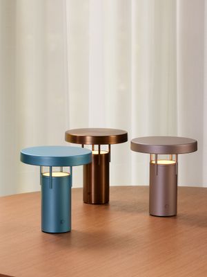 Hübsch BringMe Bärbar Lampa Mini Metallisk Turkos