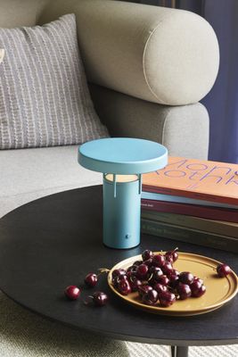 Hübsch BringMe Bärbar Lampa Mini Metallisk Turkos