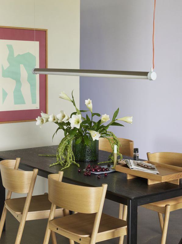Hübsch Interplay Pendel L 152cm Brun/Blå/Orange