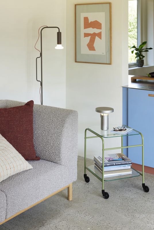 Hübsch Ido Golvlampa Brun