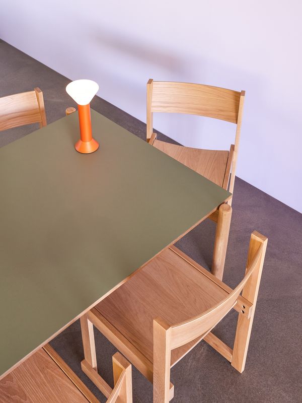 Hübsch Flash Bärbar Lampa Metallisk Orange