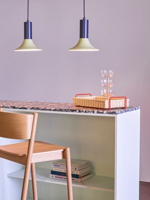 Hübsch Luminary Pendel Blå/Ljusgrön