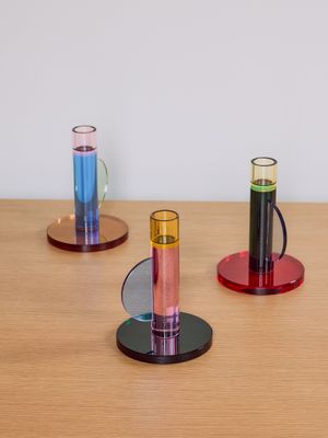 Hübsch Astro Ljusstake Grön