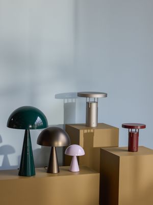 Hübsch BringMe Bärbar Lampa Metallisk Sand