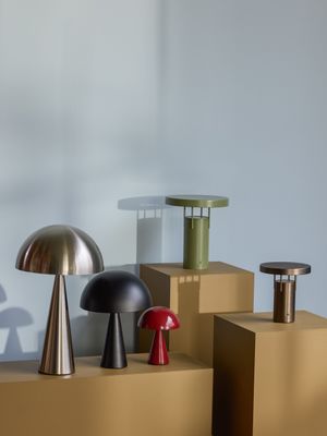 Hübsch BringMe Bärbar Lampa Mini Bronsfärgad mässing