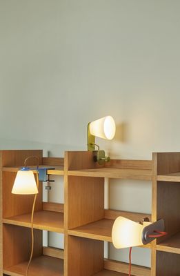 Hübsch Lure Vägglampa Metallblå