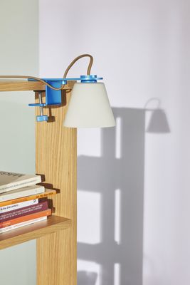 Hübsch Lure Vägglampa Metallblå