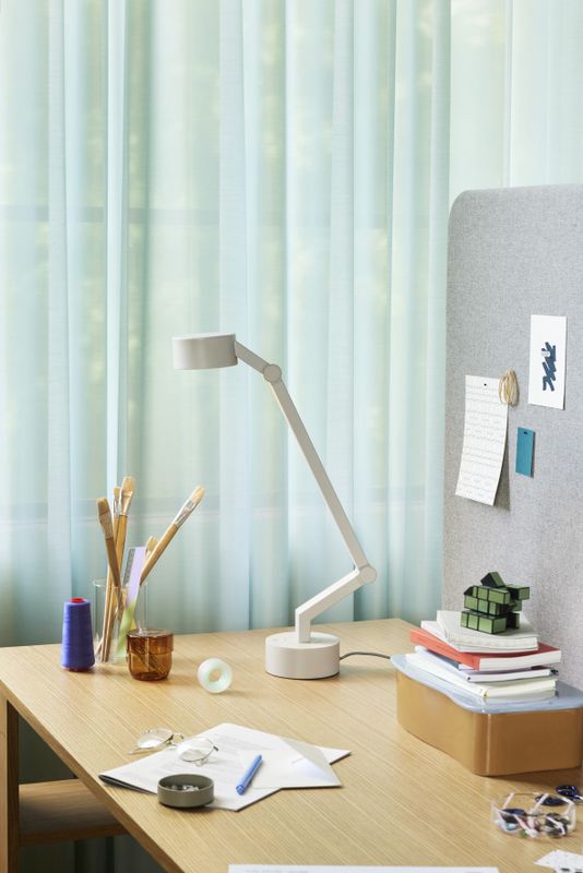 Hübsch Verve Bordslampa Ljusgrå