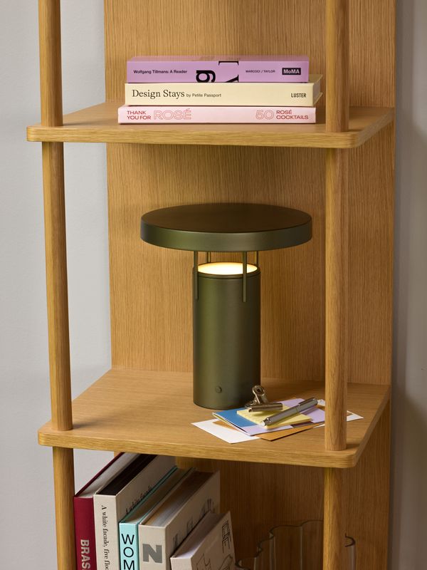 Hübsch BringMe Bärbar Lampa Mini Metallisk Mörkgrön