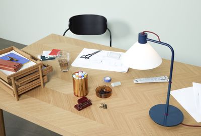 Hübsch Spot Bordslampa Blå