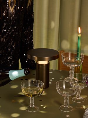 Hübsch BringMe Bärbar Lampa Mini Bronsfärgad mässing