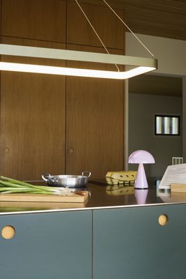 Hübsch Mush Bärbar Lampa Ljusrosa