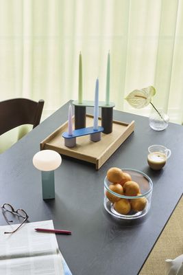 Hübsch Låg Bärbar Lampa Blå
