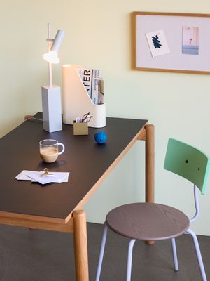 Hübsch Bordslampa Ljusgrå