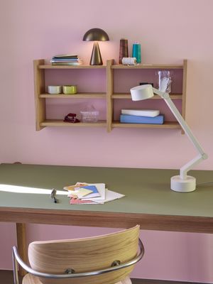Hübsch Mush Bärbar lampa Bränd mässing
