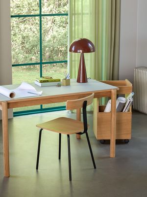 Hübsch Mush Bordslampa Hög Brun