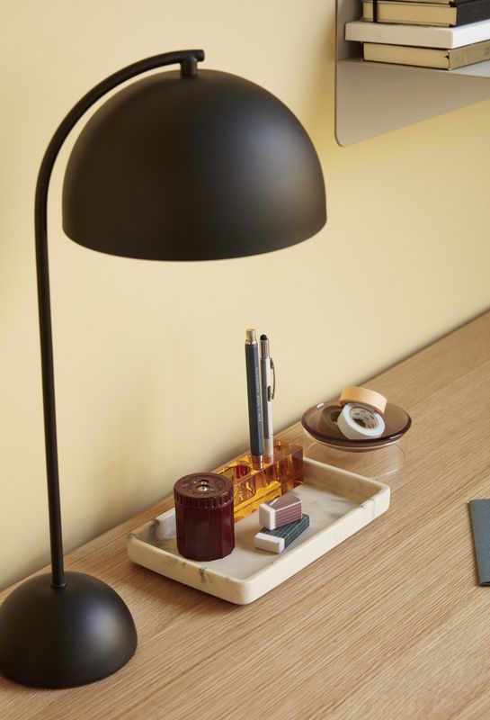 Hübsch Form Bordslampa Svart