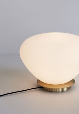 Hübsch Bean Bordslampa Vit