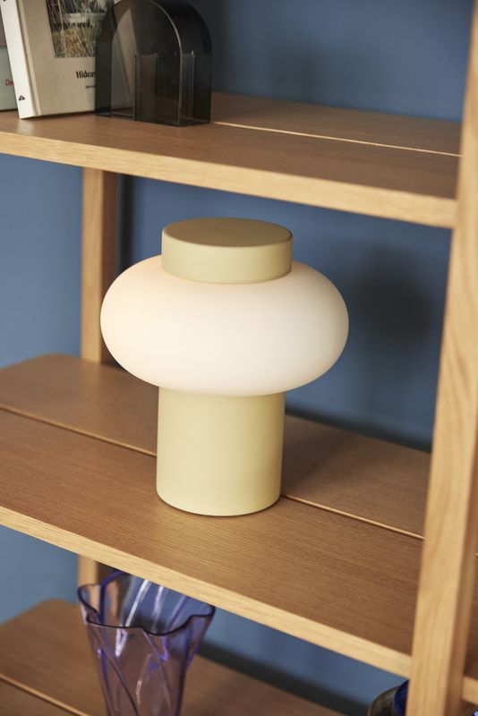 Hübsch Camp Bordslampa Beige
