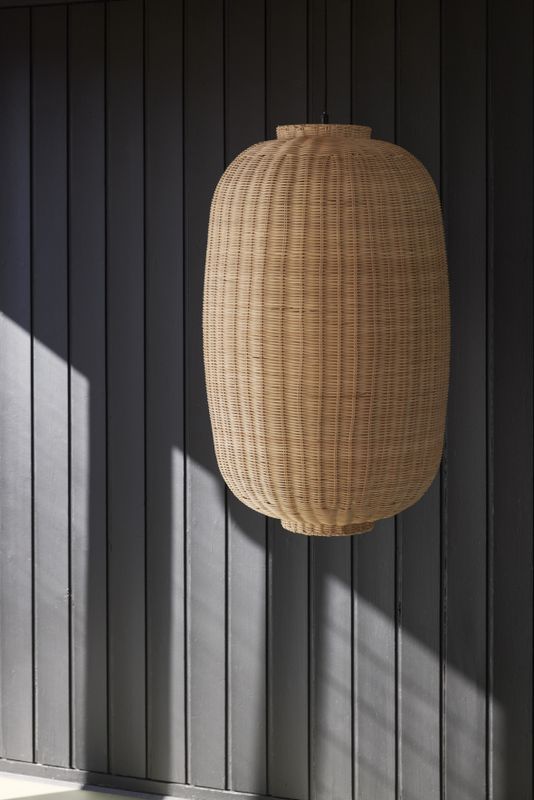Hübsch Chand Hänglampa Oval Natur