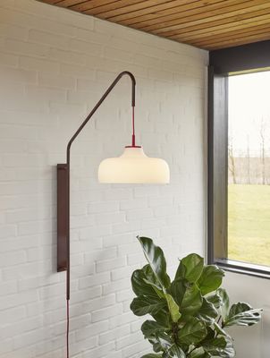 Hübsch Current Vägglampa Röd