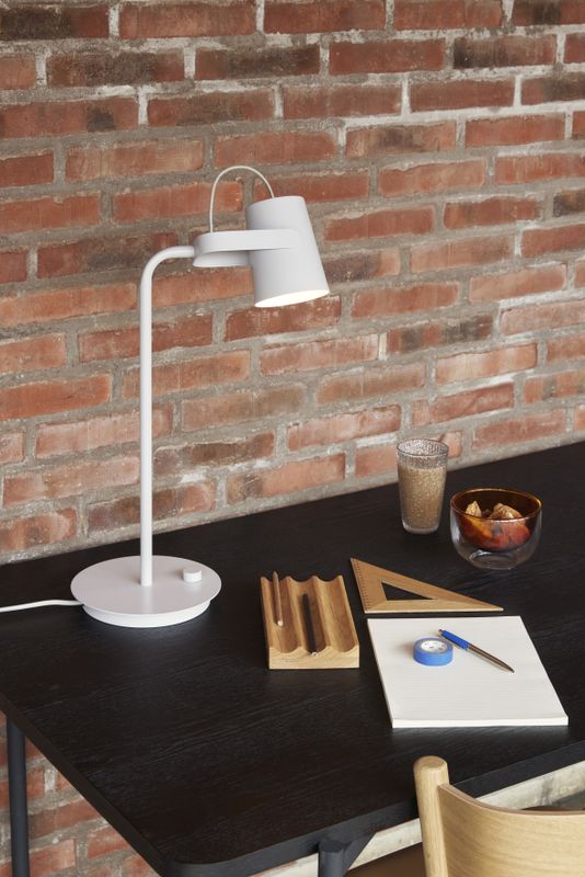 Hübsch Ardent Bordslampa Ljusgrå