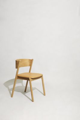 Hübsch Oblique Matstol Sits Natur