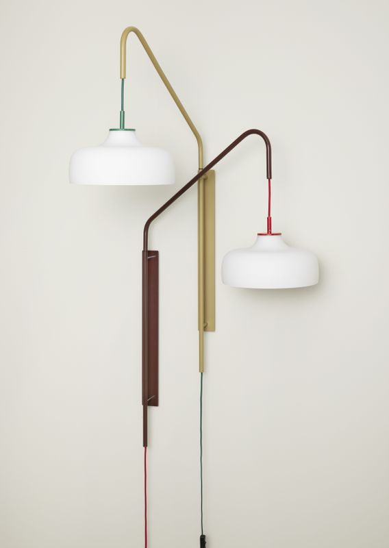 Hübsch Current Vägglampa Grön