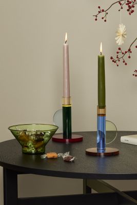 Hübsch Astro Ljusstake Grön