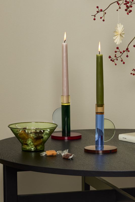 Hübsch Astro Ljusstake Grön