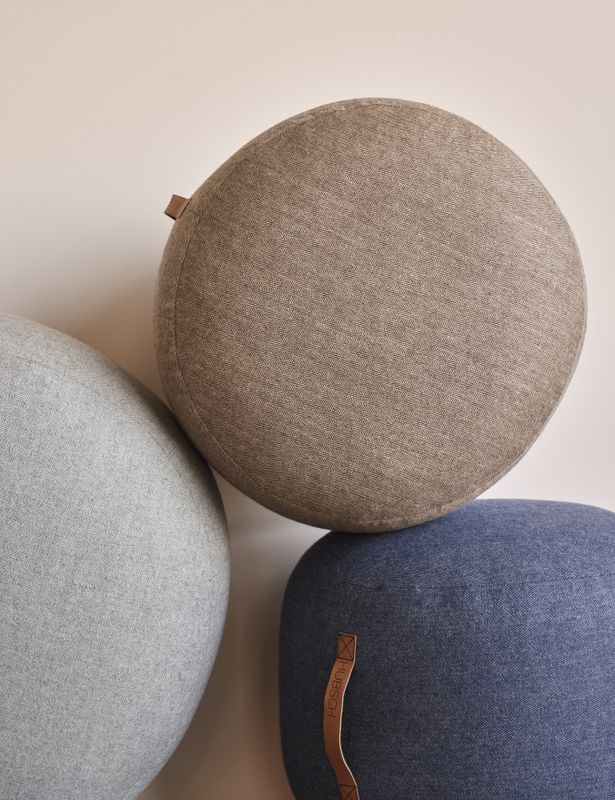 Hübsch Mochi Puff Ø50 Brun