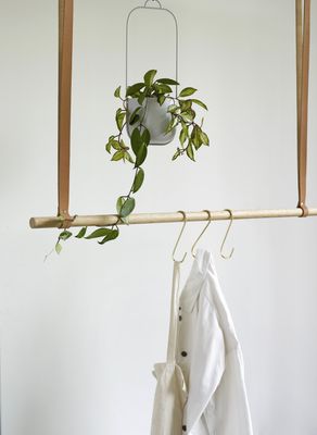 Hübsch Lotus Hängkrukor Ljusgrå (set om 2)