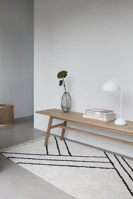 Hübsch Form Bordslampa Vit