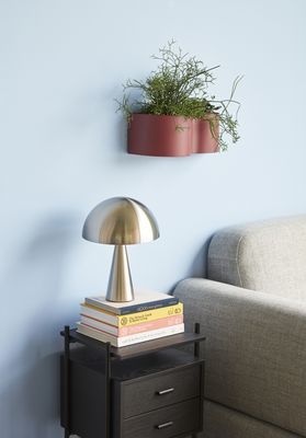 Hübsch Mush Bordslampa Mini Nickel