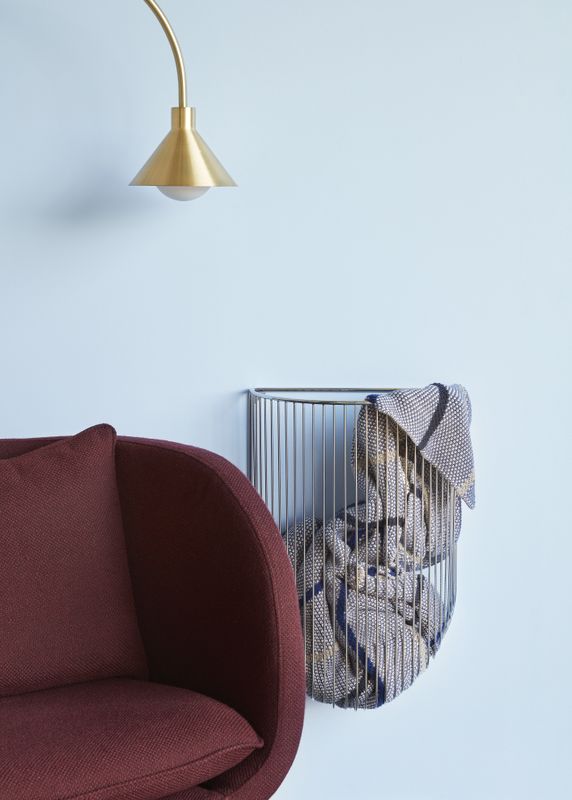 Hübsch Pipe Golvlampa Mässing