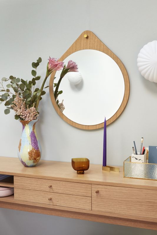 Hübsch Kumu Lampa Ø18 Vit