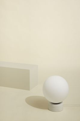 Hübsch Sphere Golvlampa Vit