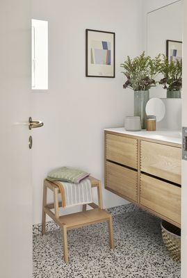 Hübsch Shimmer Vas Blå/Brun (set om 2)