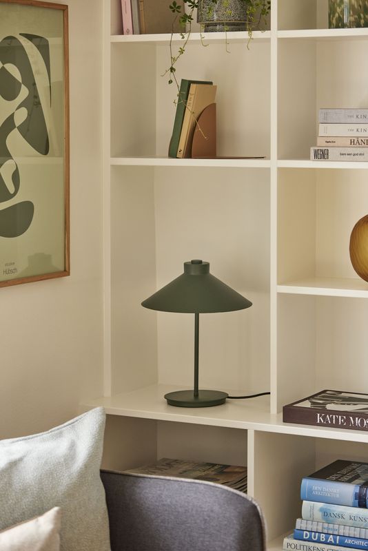 Hübsch Shape Bordslampa Grön