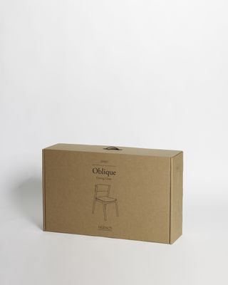 Hübsch Oblique Matstol Sits Natur