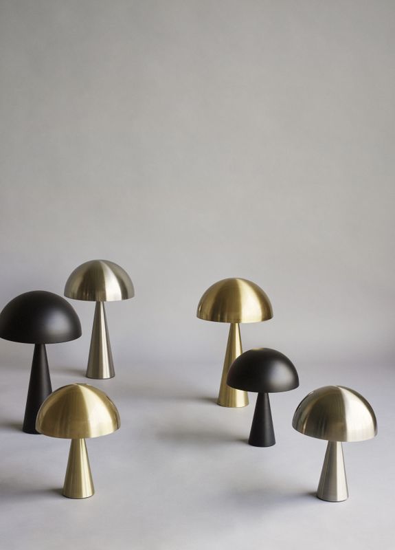 Hübsch Mush Bordslampa Mini Svart
